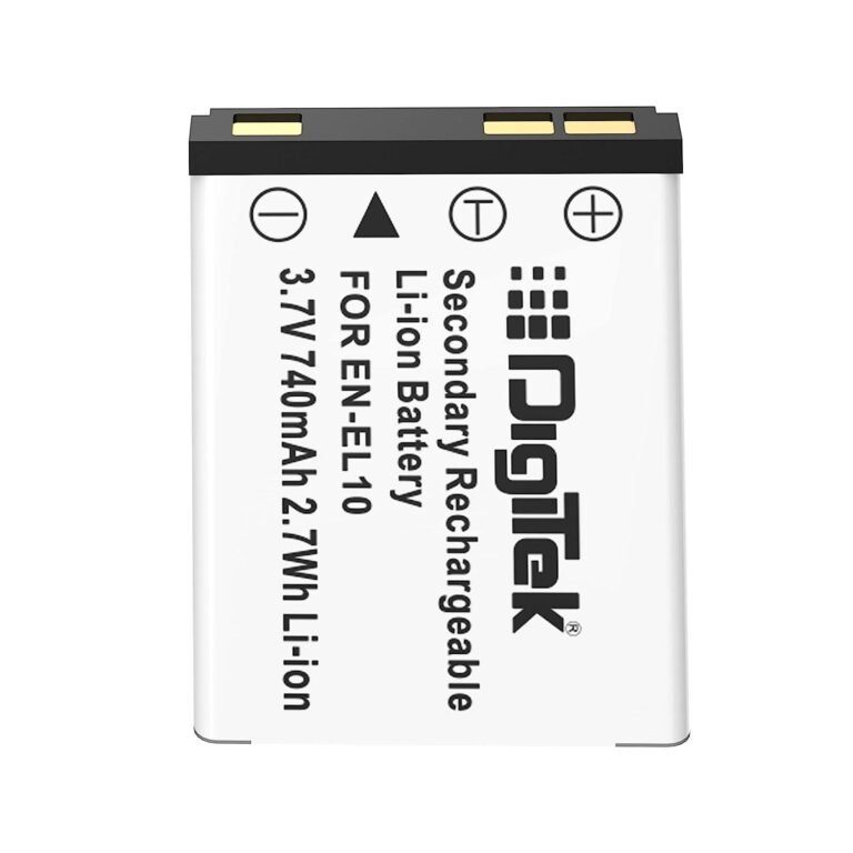 Digitek EN EL10 740mAh Li Ion Rechargeable Battery For Nikon Cameras