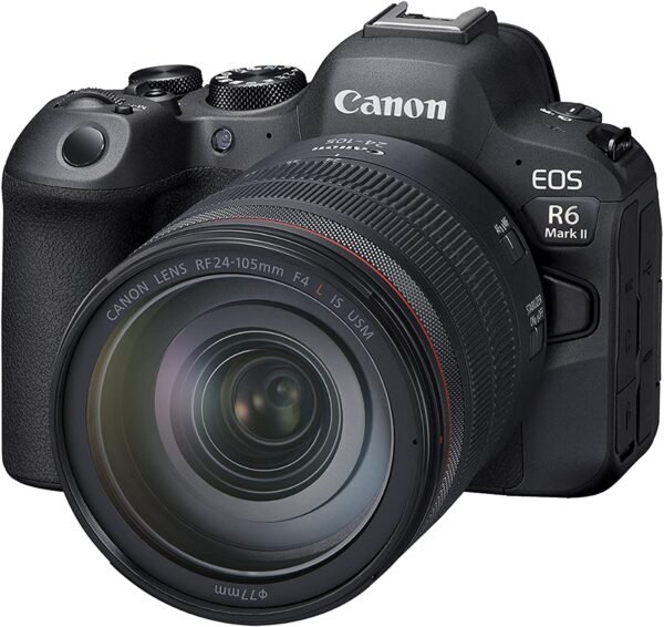 Canon EOS R6 Mark II (RF24-105mm f/4L IS USM) Full-Frame Mirrorless Camera Open Box