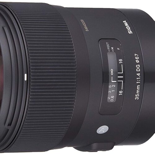 Sigma 35mm F1.4 DG HSM Art Lens for Full-Frame Sony E-Mount Mirrorless Cameras (Black)