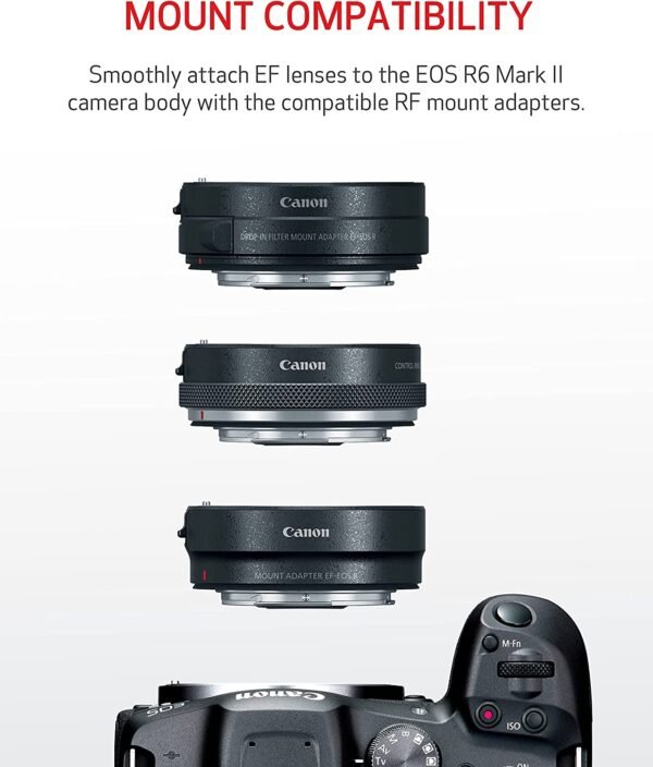 Canon EOS R6 Mark II (RF24-105mm f/4L IS USM) Full-Frame Mirrorless Camera - Image 6