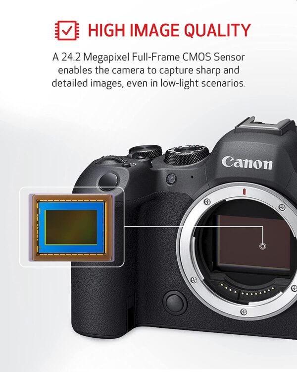 Canon EOS R6 Mark II (RF24-105mm f/4L IS USM) Full-Frame Mirrorless Camera - Image 4