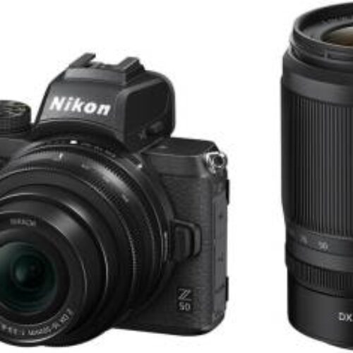 Nikon Z50 Mirrorless Camera with 16-50mm and 50-250mm VR Lens Open Box