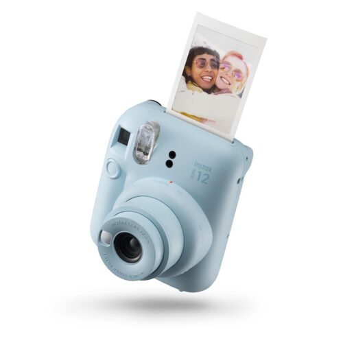 Fujifilm Instax Mini 12 Instant Camera – Pastel Blue with FREE BAG AND CARTAGE