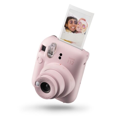 Fujifilm Instax Mini 12 Instant Camera – Blossom Pink with FREE BAG AND CARTAGE