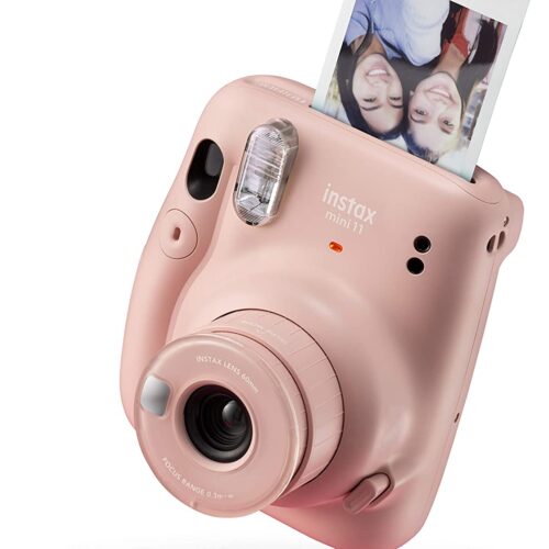 Fujifilm instax Mini 11 Instant Film Camera (Blush Pink) Open Box