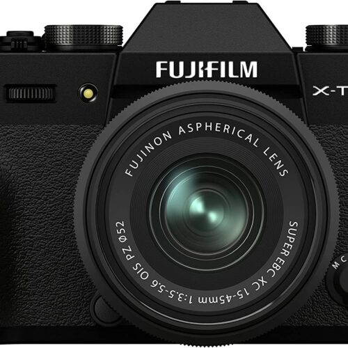 Fujifilm X-T30 II Mirrorless Camera w/XC15-45mm F/3.5-5.6 OIS PZ Kit – Black