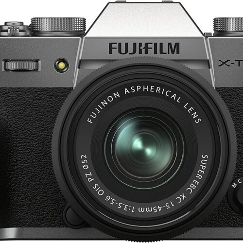 Fujifilm X-T30 II Mirrorless Camera w/XC15-45mm F/3.5-5.6 OIS PZ Kit – Silver