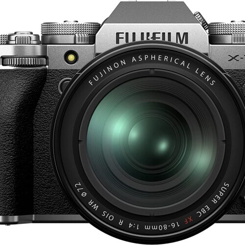 FUJIFILM X-T5 Mirrorless Camera with 16-80mm F/4 Silver