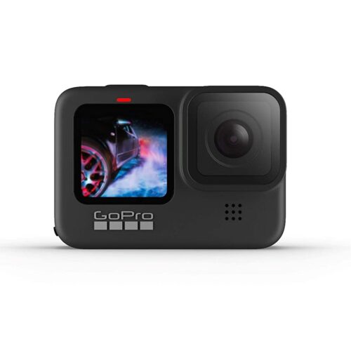 GoPro HERO9 – Waterproof Sports Camera with Front LCD Screen & Rear Touch Screen,5K Ultra HD Video,20MP Photos,1080p Live Streaming, Stabilization-Black