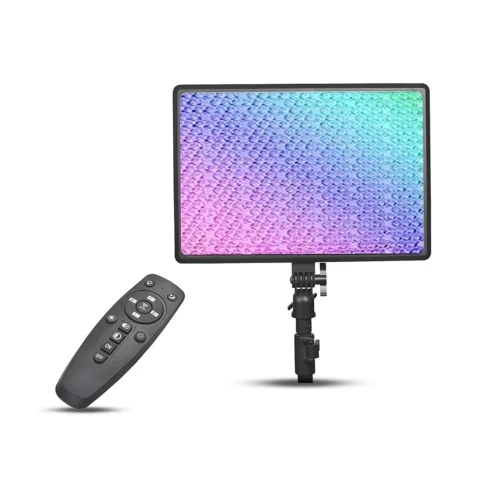 DigiTek® (LED-D556 RGB) Professional LED Video Light with Bi-Color & RGB Effects and Remote LED-D556 RGB