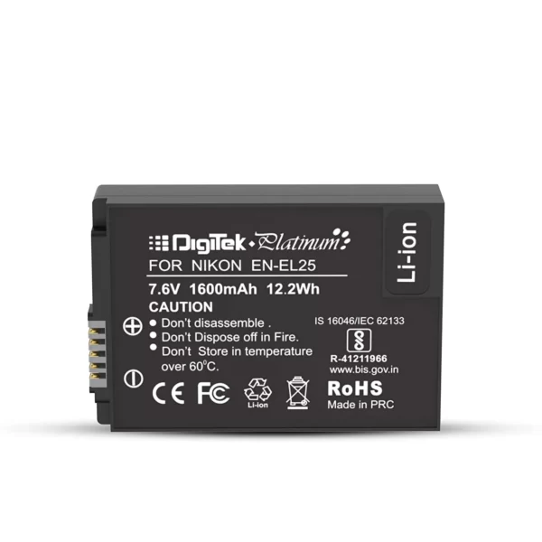 DigiTek® EN-EL25 battery