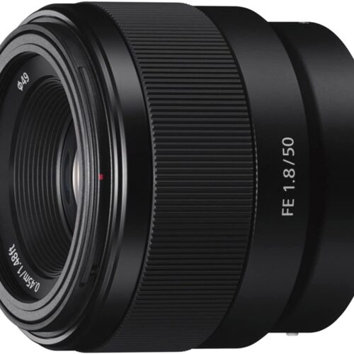 Sony FE 50mm F1.8 Standard Lens for Sony Full-Frame Mirrorless Camera (SEL50F18F) – Black