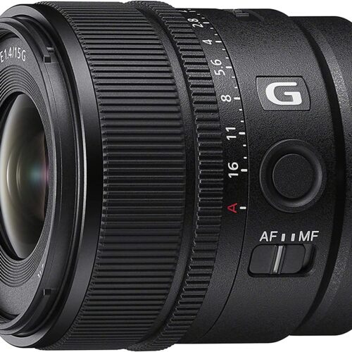 Sony E 15mm F1.4 G APS-C Large-Aperture Wide-Angle G Lens (SEL15F14G)