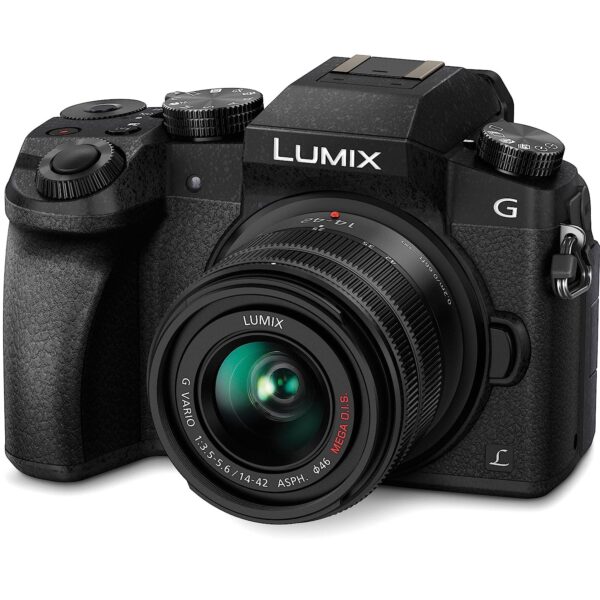 Panasonic LUMIX G7 16.00 MP 4K Mirrorless Interchangeable Lens Camera Kit with 14-42 mm Lens