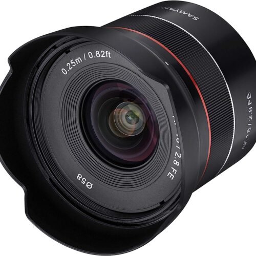 Samyang AF 18mm F2.8 Sony FE Auto Focus Lens – Black