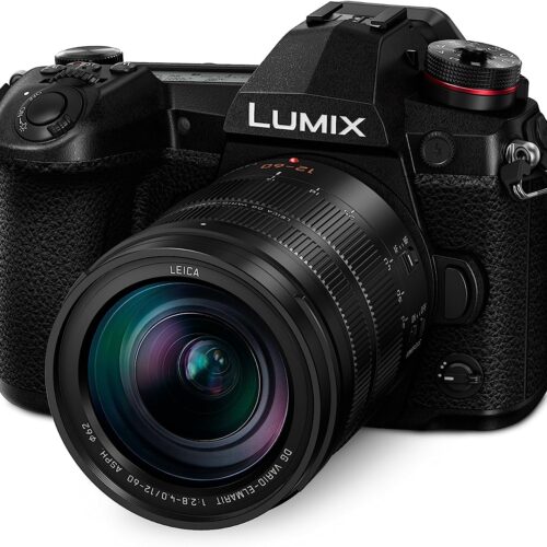 Panasonic DC-G9LK LUMIX G9 Mirrorless Camera, 20.3 Megapixels plus 80 Megapixel High-Resolution Mode with LEICA VARIO-Elmarit 12-60mm F2.8-4.0 Lens, 3″, Black