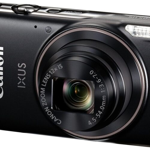 Canon IXUS-285 HS 20.2MP Point and Shoot Camera with 12x Optical Zoom (Black) –
