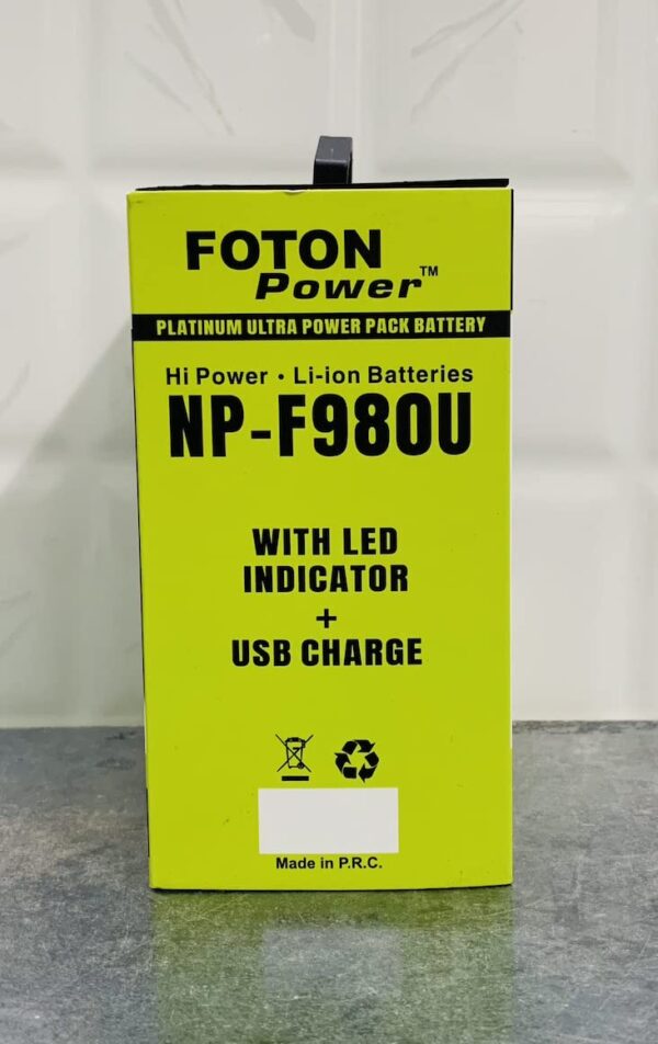 FOTON NP-F980U PLATNIUM Battery (31900 mAh) for Sony NP-F980 NP-F960 NP-F970 NP-F770 NP-F570 NP-F330 Sony PBD-D50 PBD-V30 PLM-100 PLM-50 PLM-A35 PLM-A55 Q002-HDR1 UPX-2000 CCD-TRV720 CVX-V18NSP - Image 4