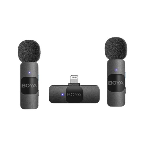 Boya BY-V2 2.4 ghz Omnidirectional Wireless Microphone System for iOS Devices
