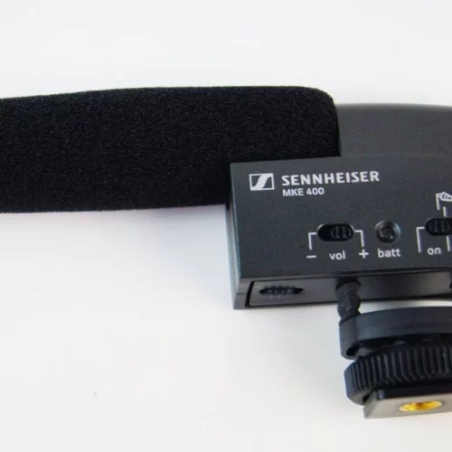 Sennheiser MKE 400 Compact mini shotgun On Camera Wired Microphone for DSLR or Mirrorless