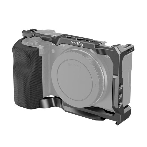 SmallRig Cage with Grip and Built-in Quick Release Plate for Arca-Swiss for Sony ZV-E10-3538