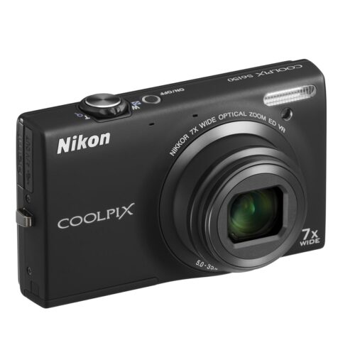 Nikon Coolpix S6150 Digital Camera with Battery , Charger , USB wire and Cover (Black) (USED)