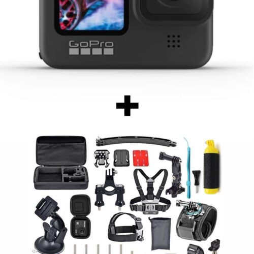 GoPro Hero 9 Action Camera WITH 61 in 1 Action Camera Accessories Kit Combo pack