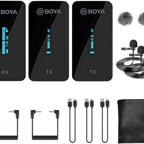 Boya Dual Channel Ultra Compact Wireless Microphone System