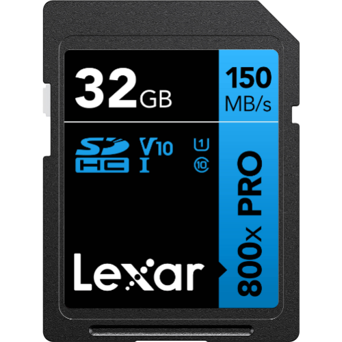 Lexar High-Performance 800xPRO SDHC/SDXC 32GB UHS-I Card BLUE Series