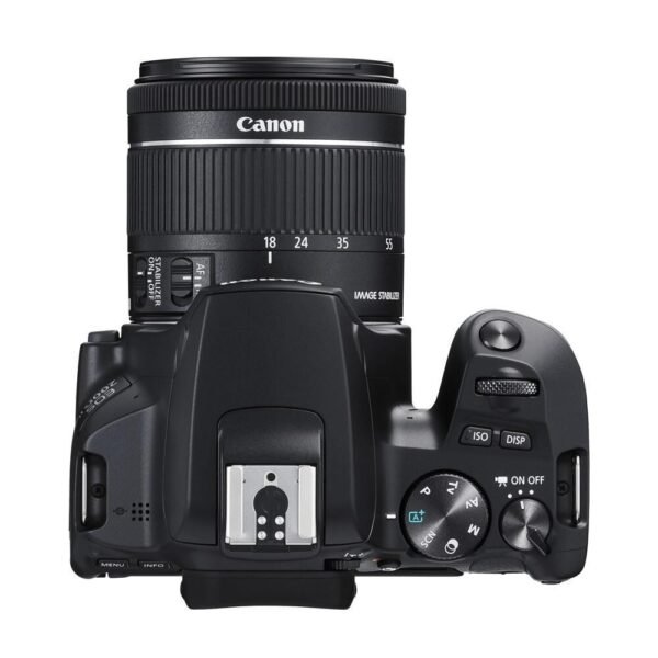 Canon EOS 200D II 24.1MP Digital SLR Camera + EF-S 18-55mm is STM Lens + EF-S 55-250mm is STM Lens (Black) - Image 4