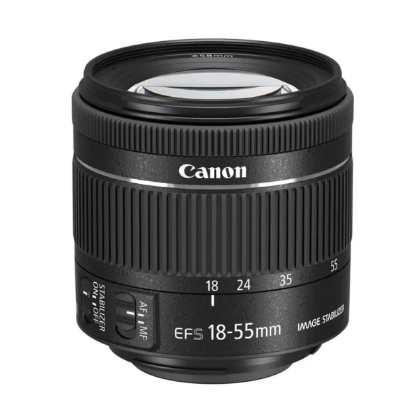 Canon EOS 200D II 24.1MP Digital SLR Camera + EF-S 18-55mm is STM Lens + EF-S 55-250mm is STM Lens (Black) - Image 6