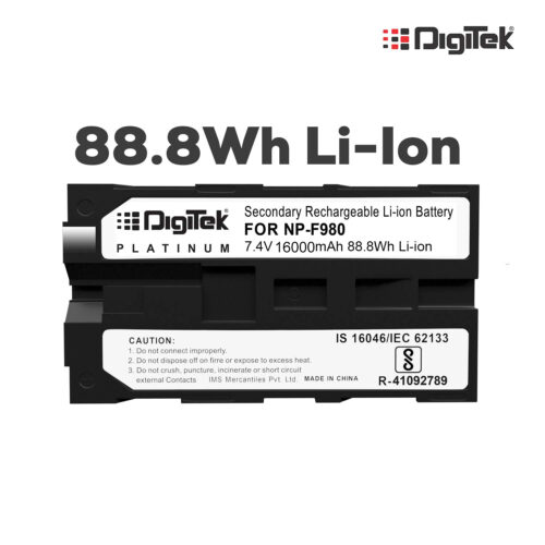 Digitek NP-F980 Platinum Lithium-Ion Battery 16000mAh
