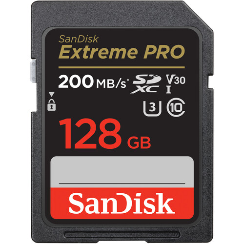 SanDisk 128GB Extreme PRO SDXC UHS-I Memory Card