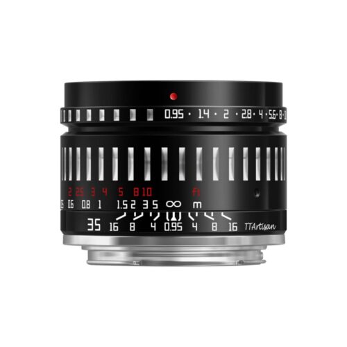 TTArtisan 35mm f/0.95 Lens for Fujifilm X / APS-C / Black + Silver