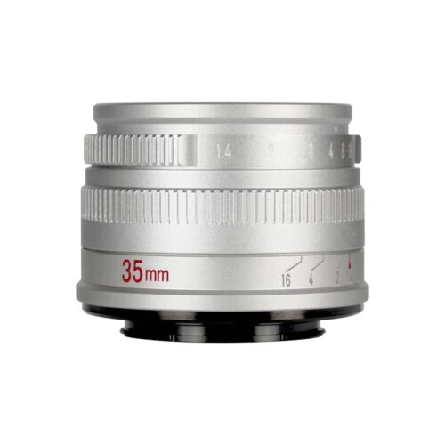 7artisans 35mm f/1.4 Lens for Fujifilm X / Silver