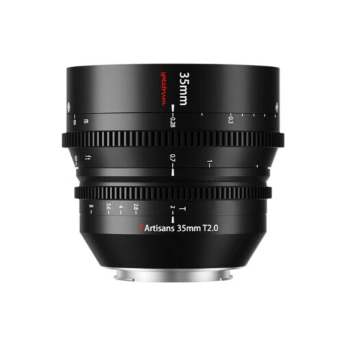 7artisans 35mm T2.0 Cine Lens for Sony E / Full Frame / Black