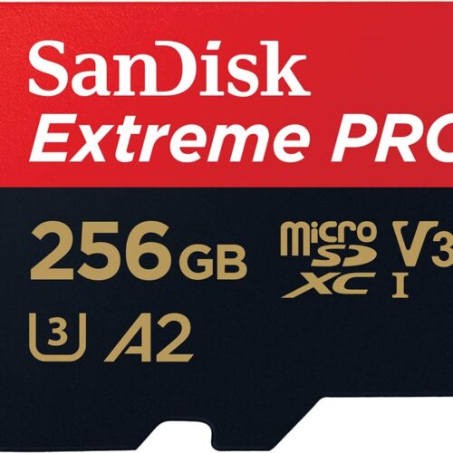 SanDisk 256GB Extreme Pro microSDXC Card UHS-I Card with Adapter