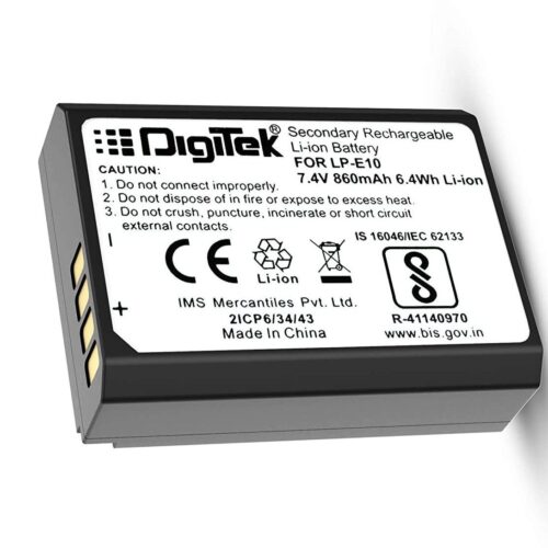 Digitek LP-E10 Lithium-Ion Battery Pack 860mAh