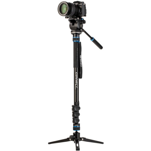 Benro MCT28AFS2PRO Connect Video Monopod with S2 Pro Flat Base Fluid Video Head