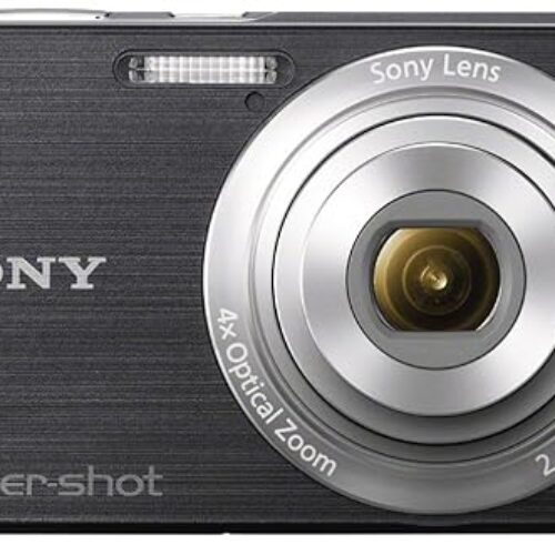 Sony Cyber-Shot DSC-W610 14.1MP Point and Shoot Camera (Black) with 4X Optical Zoom, 4GB Card and Camera Case
