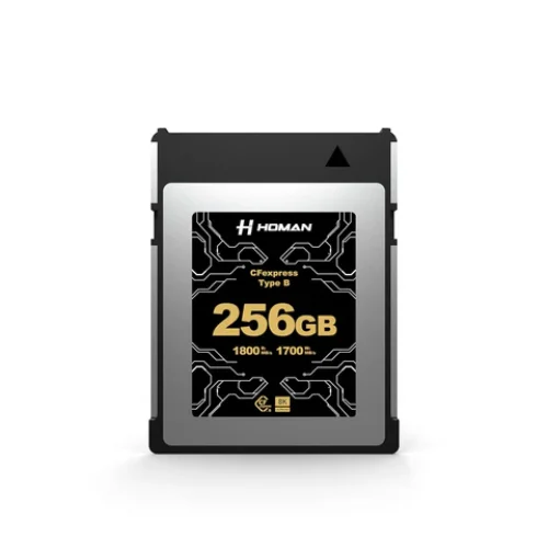 HOMAN CF Express Card Type-B 256GB fit for Any Environmental Temperature from -10 Degree to 70 Degree Celsius with 10 Year Warranty & Recovery