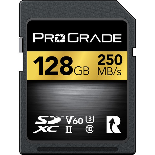Prograde Digital 128GB UHS-II V60 SDXC Memory Card
