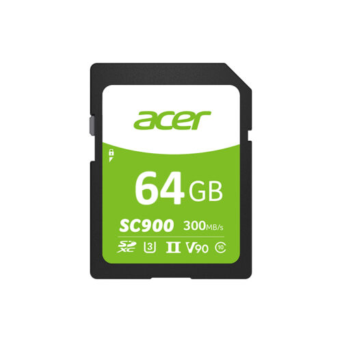 Acer 64GB UHS II V90 Super Speed 4K SDXC Card