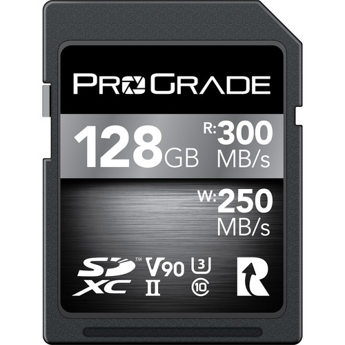 Prograde Digital 128Gb Uhs-Ii V90 Sdxc Memory Card