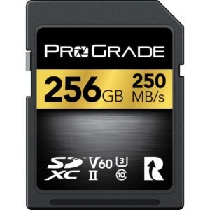 Prograde Digital 256Gb Uhs-Ii V60 Sdxc Memory Card