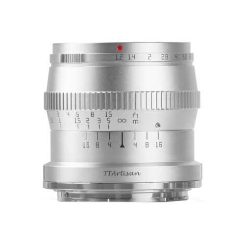 TTArtisan 50mm f/1.2 Lens for Sony E / APS-C / Silver