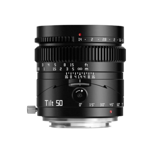 TTArtisan 50mm f/1.4 TILT Lens for Fujifilm X / APS-C / Black