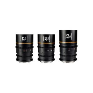 Laowa Nanomorph S35 3 Lens Bundle / 27mm / 35mm / 50mm / Cine Arri PL + EF / Amber
