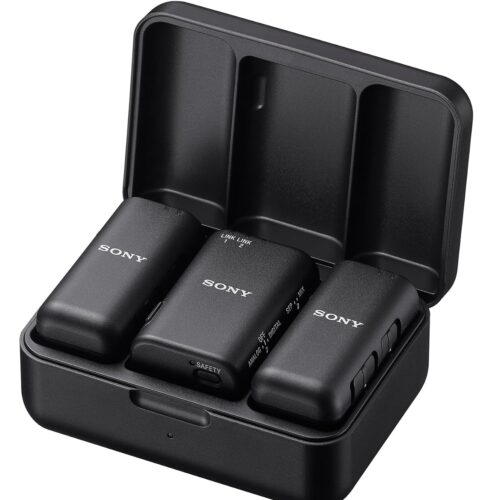 SONY ECM-W3 Dual channel Wireless Camera Microphone with Charging Case