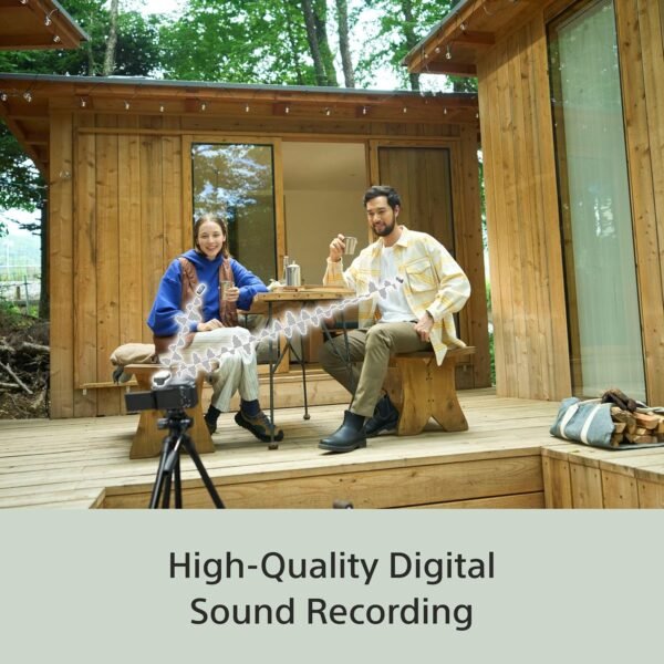 SONY ECM-W3 Dual channel Wireless Camera Microphone with Charging Case - Image 4